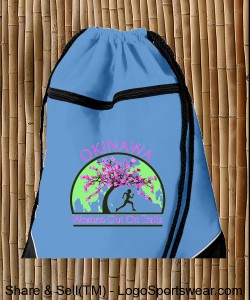 Tri-Color Drawstring Backpack Design Zoom