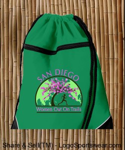 Tri-Color Drawstring Backpack Design Zoom